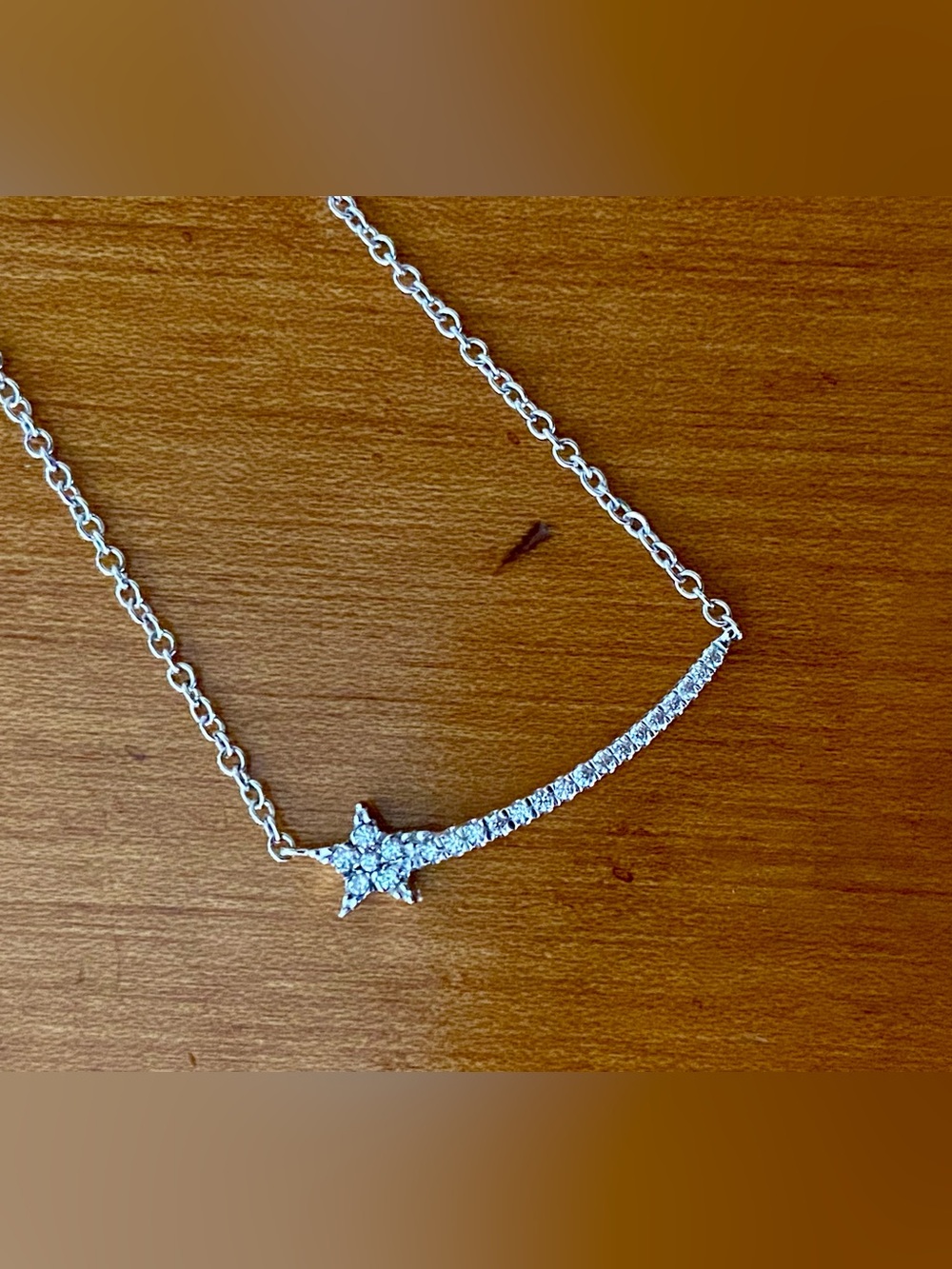 LaFonn Sterling Silver Shooting Star Necklace